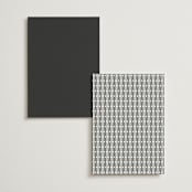 "Panache" - Table Numbers in Onyx by Kristie Kern - Back of Card Options