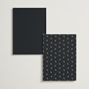 "Beautiful Chuppah" - Table Numbers in Midnight by Ana de Sousa - Back of Card Options