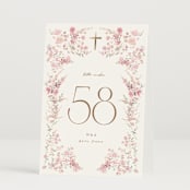 "meadow cross" - Table Numbers in Spring by Phrosné Barwood - Folded