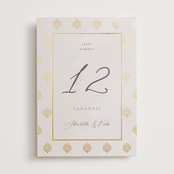 "Shraddha" - Table Numbers in Celestial by Deynaaz Daraei - Front