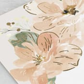 "Bloom" - Table Numbers in Tea by Leah Bisch - Detail
