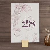 "side romance" - Table Numbers in Sunset by Phrosné Barwood - Front