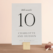 "Heard the news" - Table Numbers in Cotton by Stacey Meacham - Front