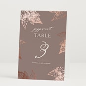 "autumne" - Table Numbers in Maple by Lori Wemple - Folded