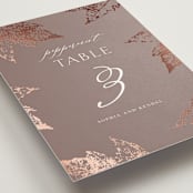 "autumne" - Table Numbers in Maple by Lori Wemple - Detail