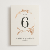 "Locket" - Table Numbers in Pearl by Erin L. Wilson - Front