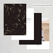 "Sunset Florals" - Table Numbers in Copper by Susan Moyal - Back of Card Options