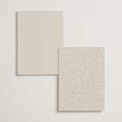 "Botanical Edge" - Table Numbers in Latte by Susan Moyal - Back of Card Options