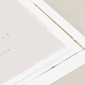 "Minimalista" - Table Numbers in Creme by Kristie Kern - Detail
