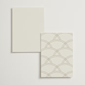 "Curves" - Table Numbers in Chiffon by Amy Payne - Back of Card Options