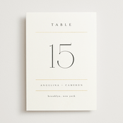 "Sophisticate" - Table Numbers in Silk by Kelly Schmidt - Front