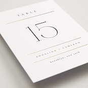 "Sophisticate" - Table Numbers in Silk by Kelly Schmidt - Detail