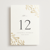"Swoon" - Table Numbers in Cotton by Carolyn Nicks - Front