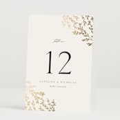 "Swoon" - Table Numbers in Cotton by Carolyn Nicks - Folded