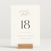 "Overlay" - Table Numbers in Silk by Kelly Schmidt - Displayed (stand not included)