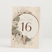 "Jasmine" - Table Numbers in Dusk by Susan Moyal - Folded