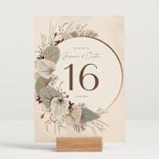 "Jasmine" - Table Numbers in Dusk by Susan Moyal - Displayed (stand not included)