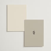 "Santa Catalina" - Table Numbers in Ink Wash by Ani Somi - Back of Card Options