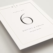 "Arcadia" - Table Numbers in Silk by Kelly Schmidt - Detail