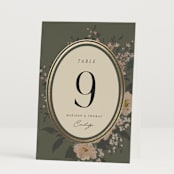 "Madison" - Table Numbers in Thyme by Itsy Belle Studio - Folded