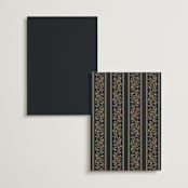 "Regency Grace" - Table Numbers in Onyx by Ana de Sousa - Back of Card Options