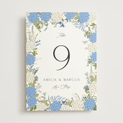 "Garden Whisper" - Table Numbers in Coastal by Susan Moyal - Front