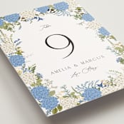 "Garden Whisper" - Table Numbers in Coastal by Susan Moyal - Detail