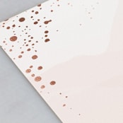 "Formal Watercolor" - Table Numbers in Bashful by Jennifer Postorino - Detail