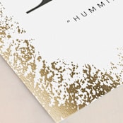 "Edgy Charm" - Table Numbers in Ivory by Kimberly FitzSimons - Detail