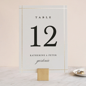 "Formal Affair" - Table Numbers in Cloud by Stacey Meacham - Front