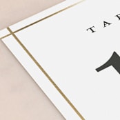 "Formal Affair" - Table Numbers in Cloud by Stacey Meacham - Detail