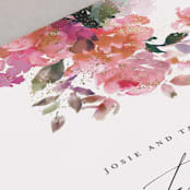 "Blossoms" - Table Numbers in Blush by Lori Wemple - Detail