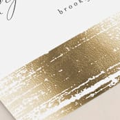 "Brushed Accent" - Table Numbers in Classic White by Kelly Schmidt - Detail