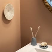 "Light Blue Terrazzo Toothbrush Holder" - Belly Bands in blue by Pretti.Cool