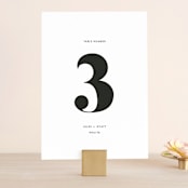 "Nolita" - Table Numbers in Silk by Annie Clark - Front