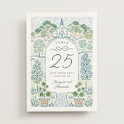 "Going to the Chapel" - Table Numbers in Meadow by Paper Sun Studio - Front
