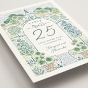 "Going to the Chapel" - Table Numbers in Meadow by Paper Sun Studio - Detail