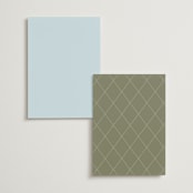 "Hydrangea Garden" - Table Numbers in Sky by Susan Zinader - Back of Card Options