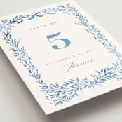 "Royal" - Table Numbers in Cobalt by Petra Kern - Detail
