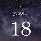 "Starry Skies" - Table Numbers in Twilight by Kelly Schmidt - Detail