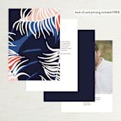 "Acapulco" - Table Numbers in Indigo by Angela Marzuki - Back of Card Options