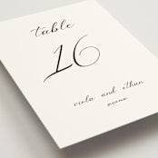 "Poem" - Table Numbers in Snow by Maja Cunningham - Detail