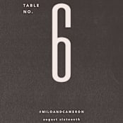 "Film" - Table Numbers in Coffee by JoAnn Jinks - Detail
