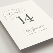 "scamorza" - Table Numbers in Pearl by chocomocacino - Detail