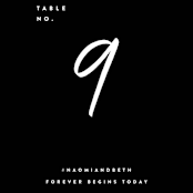 "Allure" - Table Numbers in Cloud by JoAnn Jinks - Detail