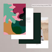"Miami" - Table Numbers in Bird of Paradise by Ashley DeMeyere - Back of Card Options