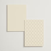 "Red Hearts" - Table Numbers in Champagne by Helena Vitto - Back of Card Options