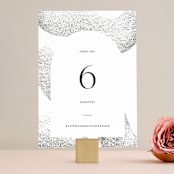 "Forever" - Table Numbers in Ink by Blustery August - Front