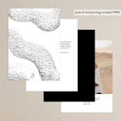 "Forever" - Table Numbers in Ink by Blustery August - Back of Card Options