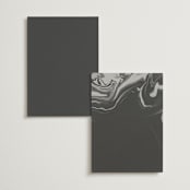 "marbled agate" - Table Numbers in Iron by Kimberley Henze - Back of Card Options